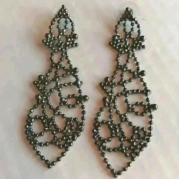 Vera Wang New Post Ball Chain Chandelier Earrings - Picture 8 of 8